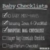 new mom checklist